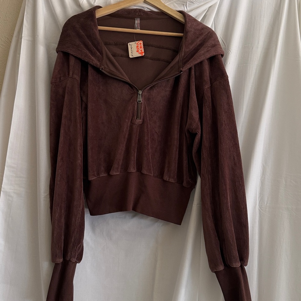 Free People  Half-Zip Pullover size large
